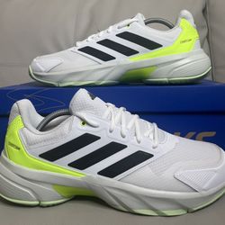 Adidas CourtJam Control 3 White Tennis Running Shoes Sneakers Mens Size 11.5 NEW