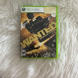 Wanted Weapon Of Fate , XBOX ONE , And XBOX 360 game .