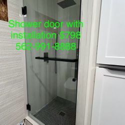Hinged Shower Glass Doors 