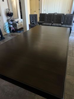 Ashley brown dinning table