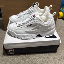 Fila Disruptor White Sz 10