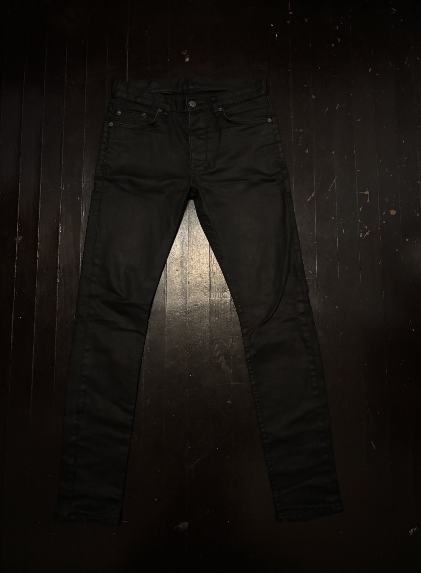 KSUBI VAN WINKLE WAX DENIMS
