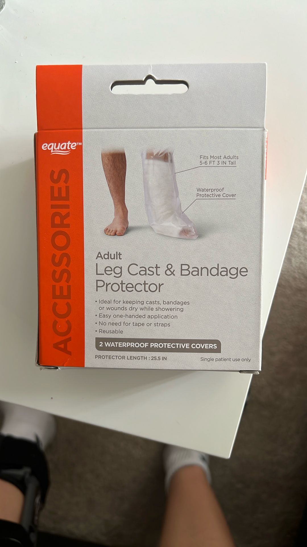 Leg Cast Protector Bag For shower