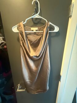 Michael Kors Gold Halter Blouse Tank top Size Large