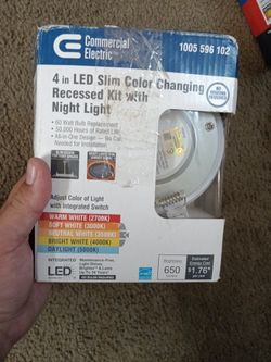 4in Slim CCT LED DOWNLIGHT/Nightlight!!!!