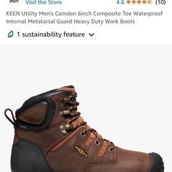 KEEN Utility Work Boots - New In Box - Size 9