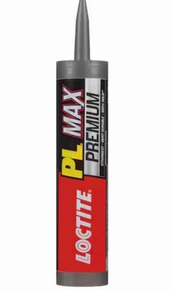 Lot of 12 Loctite PL Premium Max 9 oz. SMP Construction Adhesive Grey Cartridge