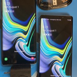 Samsung galaxy note 9 128gb unlocked, store warranty 
