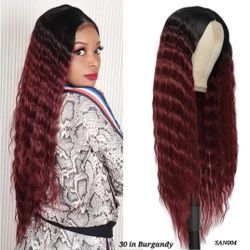 Beautiful Burgundy/ Synthetic Hair Wig