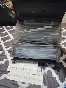 Expanding File Folder Organizer with Tabs