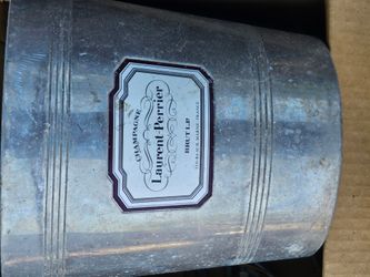 Vintage Champagne pewter bucket