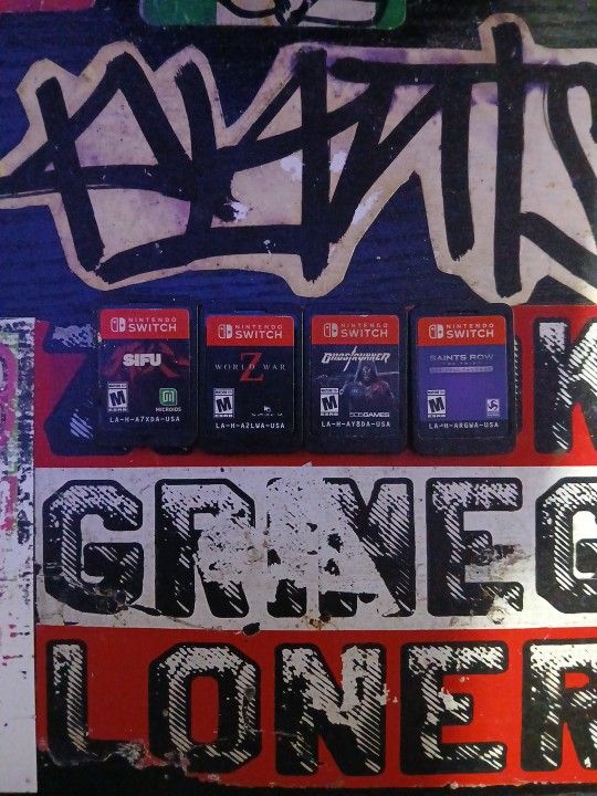 4x Nintendo Switch Games