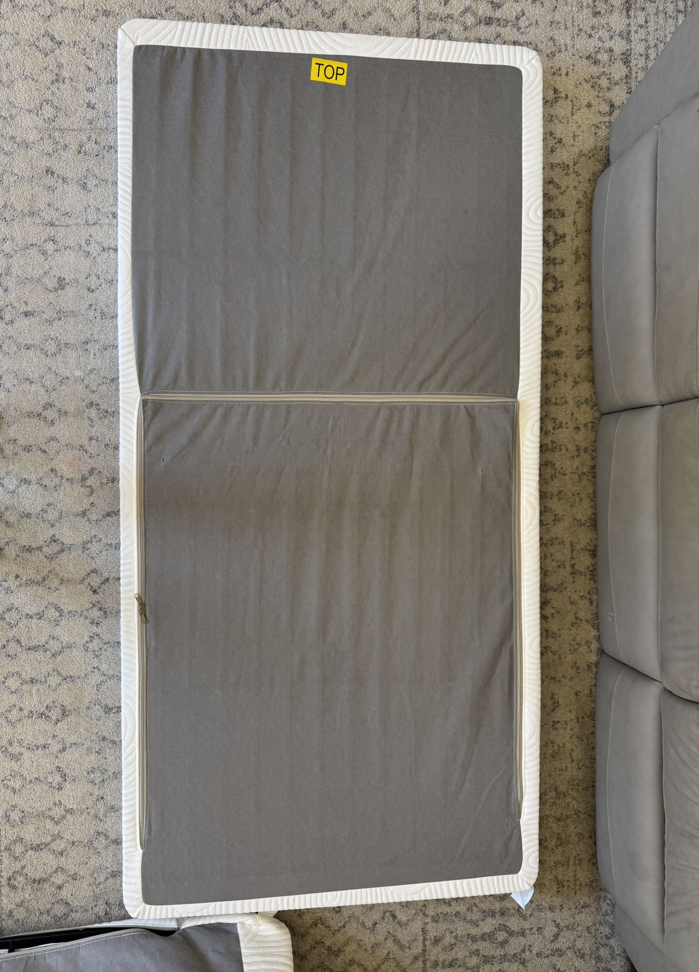 King Size 4” Box Spring Set, Collapsible