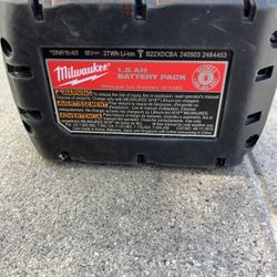 Milwaukee Battery RedLithium 18v (used)