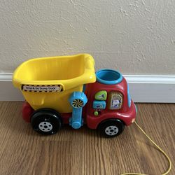 Pop & Pull Dump Truck Sound Toy