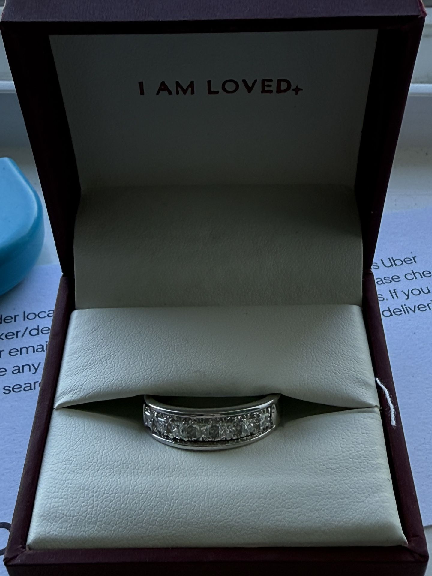 Men’s White Gold Diamond Engagement Ring 3/4 Ct