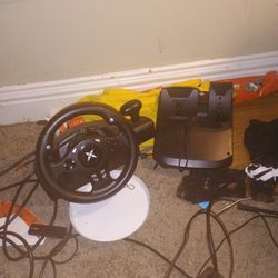 260 Degree Rotation Steering Wheel And Pedals Works For Everything 