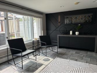 Restoration Hardware Leather Accent chairs