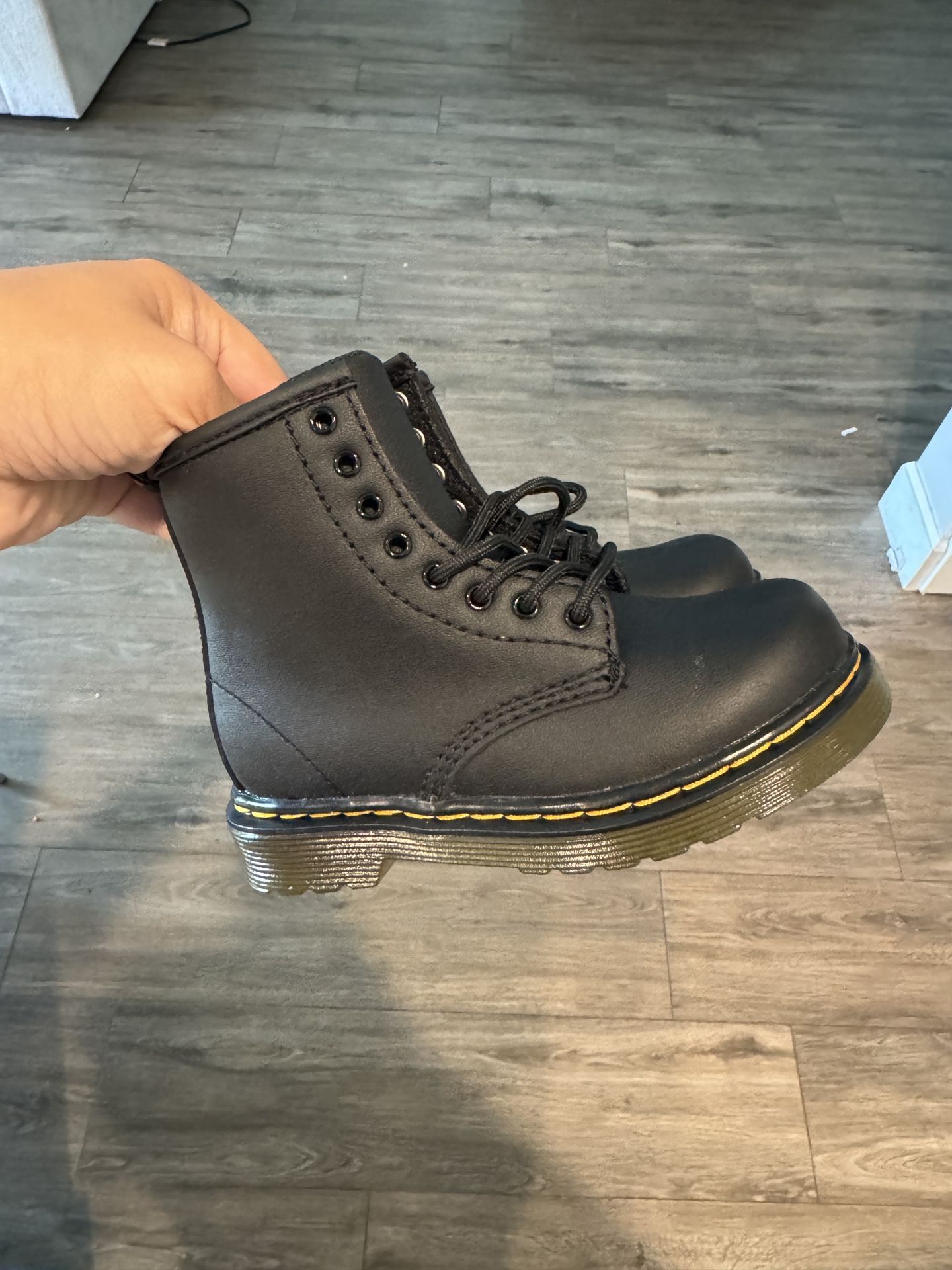 Dr Martens Black Boots Toddler Size 8