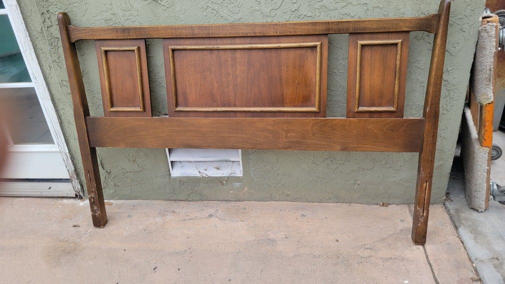 Mid Century Full Size Headboard
