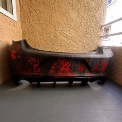 F8 Green OEM Dodge Charger Rear Bumper 2015-2023.