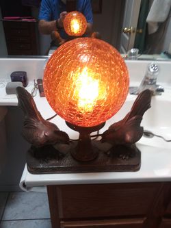 Antique Art Deco lamp.