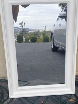white mirror
