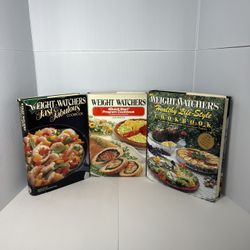 Three Books Weight Watchers Good Condition 
