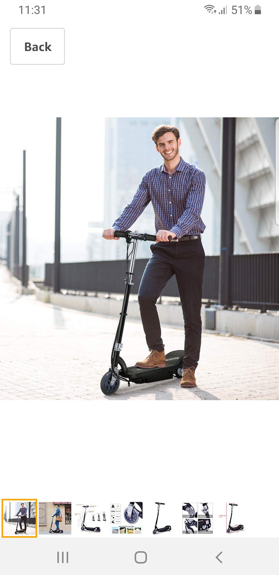Brand new Electric Scooter, for Teens with Rechargeable Battery