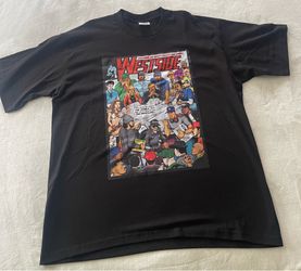 Legends Of The West Coast Hip-Hop (Comic Type Design) T-Shirt (2XL)