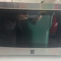 Clean Large Stainless Steel Microwave 
