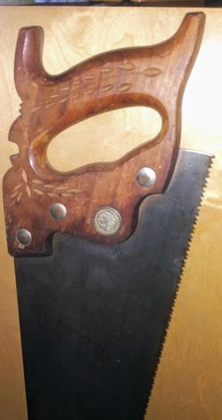 Atkins Antique Hand Saw 26 In 
