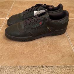 DS Adidas Yeezy Powerphase Black Size 10