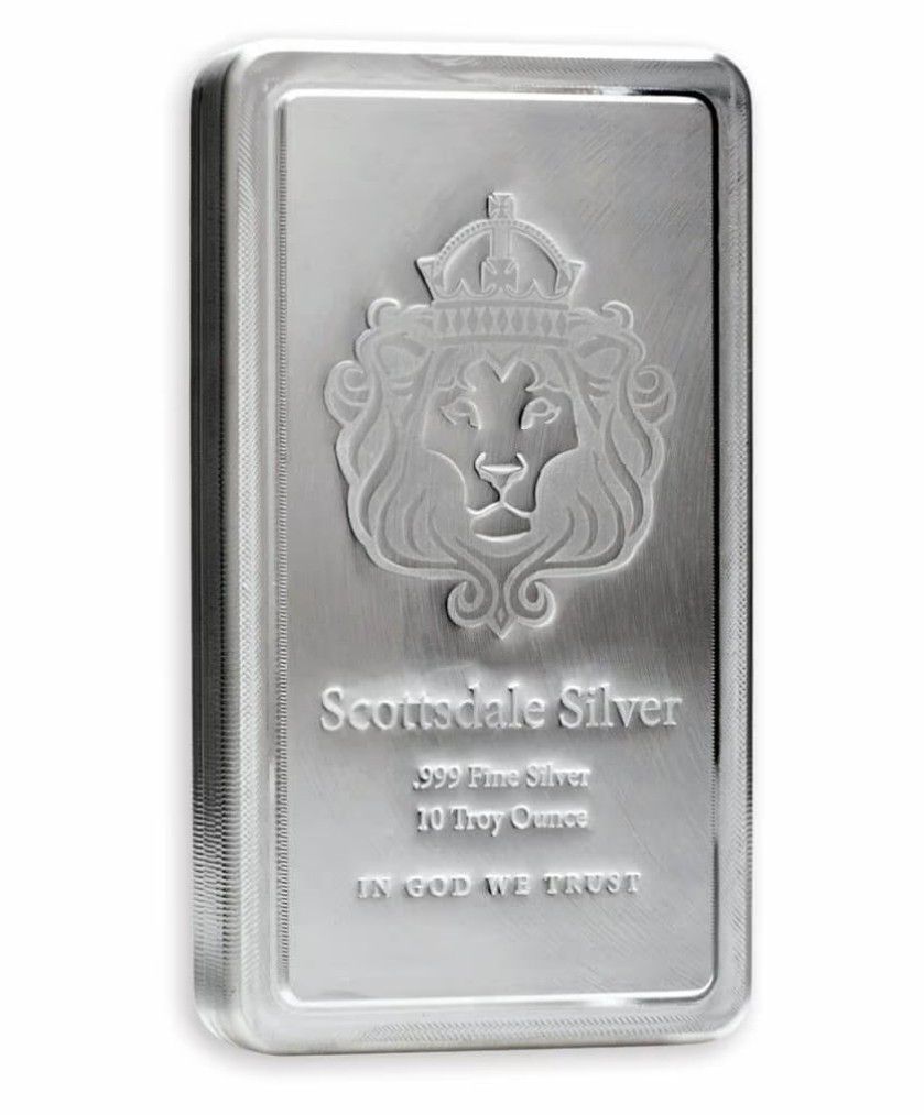 10 Oz. .999 Silver Bar Stacker By Scottsdale
