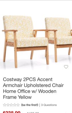 2 arm chairs