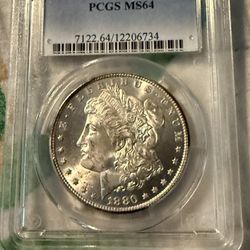 1880/9-S PCGS MS64 Morgan Silver Dollar 