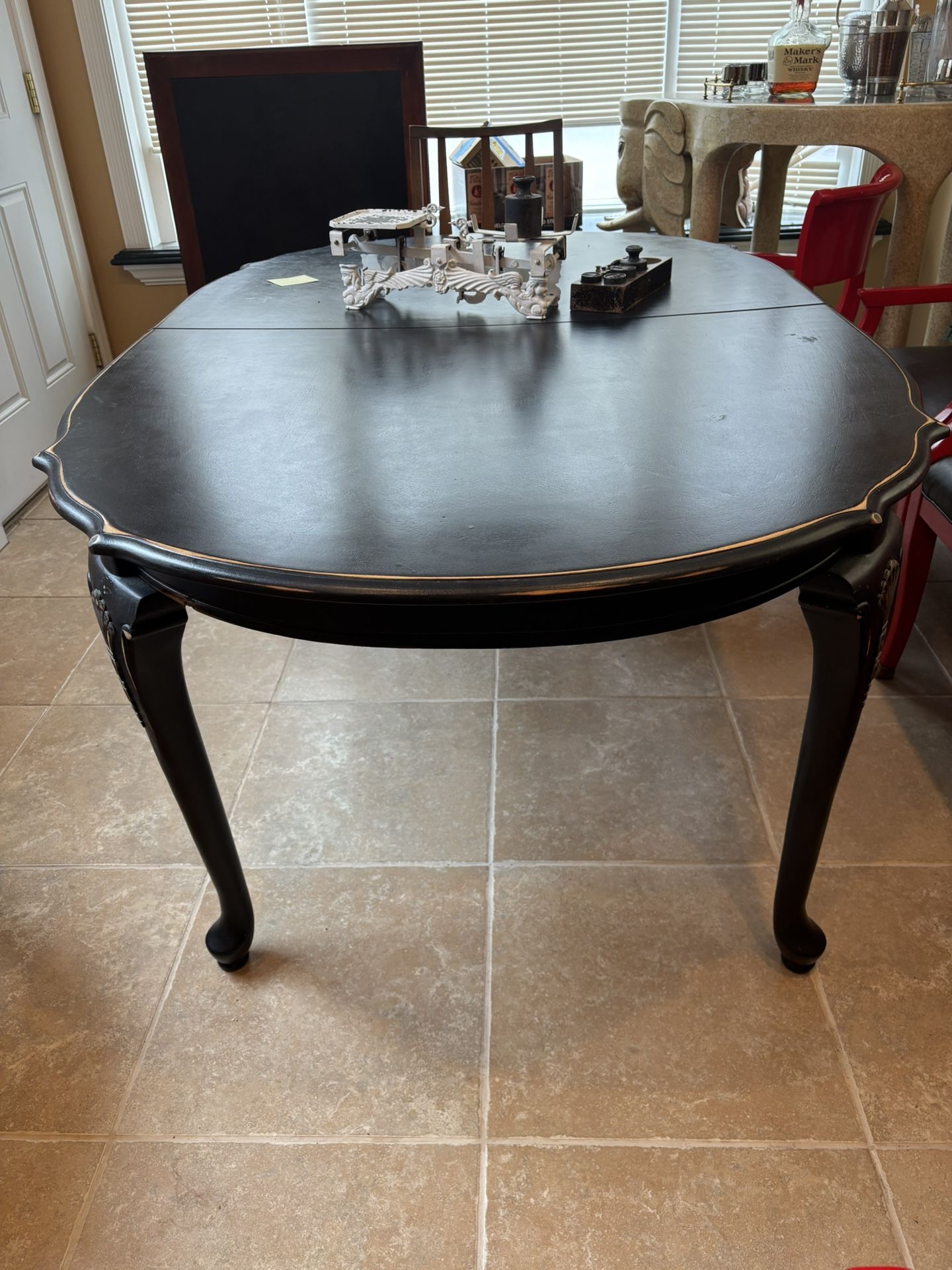 Table and hutch