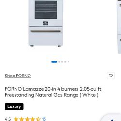 Brand new FORNO  20" Small  Gas Stove .