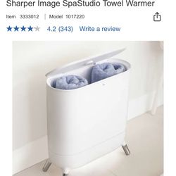 Sharper Image SpaStudio Towel Warmer