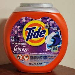 Tide Power Pods with Febreze – Spring & Renewal, 32 Count