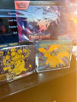 Pokemon ETB Surging Sparks, Ascended Heroes, Chaos Rising
