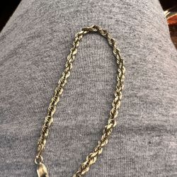 Gold Rope Bracelet