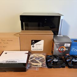 PC Parts (Case fans, CPU Coolers, Mini-ITX Case and PSU, KVM Switch)