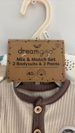 Dream Gro 2 BodySuits 2 Pants