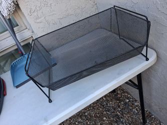 Metal file rack