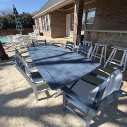 Breezesta Poly Lumber Dining Table With Chairs