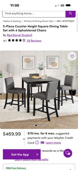 Table and Chairs