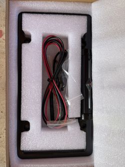 Brand New In Original Box Calmoor License plate backup camera Wireless WiFi. Car truck SUV motor home