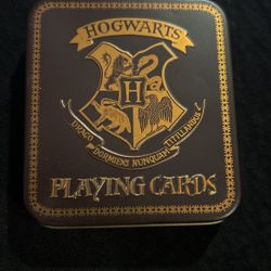 Harry Potter Wizarding World Hogwarts Playing Cards Tin Paladone NEW Sealed
