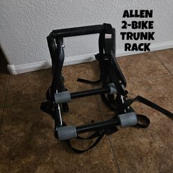 TWO BIKE TRUNK MOUNT RACK/CARRIER 